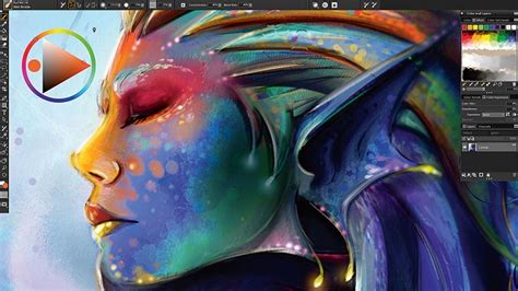 Example of a mixed-media digital painting created in Corel Painter