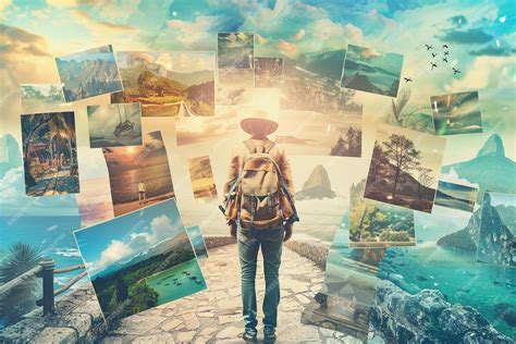 A collage of diverse adventure and lifestyle photographs