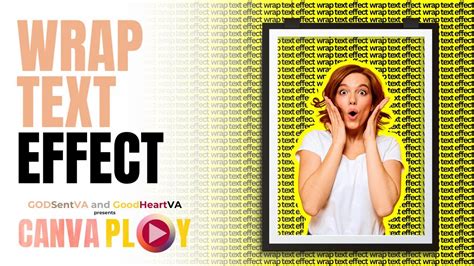 Wrapped text effect example