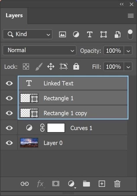Photoshop interface with text layer selected