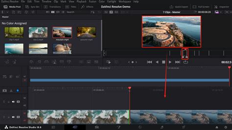 DaVinci Resolve Cut Page Transform Overlays