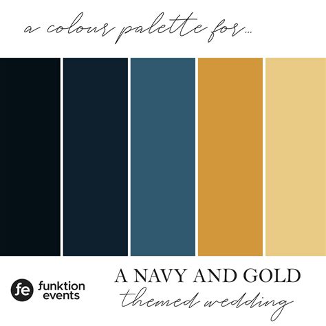 Color palette featuring bronze, navy blue, and dark green