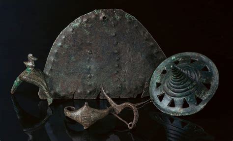 Ancient bronze artifacts from the Bronze Age