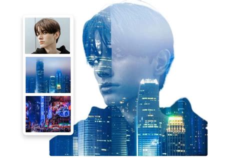 An example of a layer mask being used to isolate a person from a background.