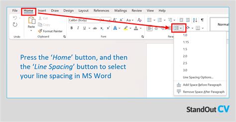 Example of word spacing adjustment for display type