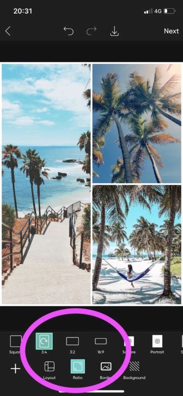 Collage of Picsart effects applied to different photos