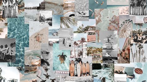 Example of a creative and asymmetrical Mac desktop wallpaper collage