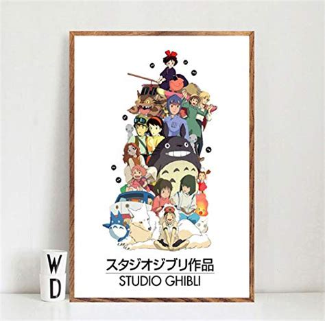 Studio Ghibli character collage