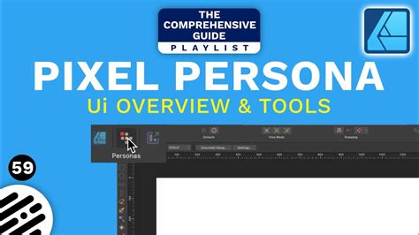 Affinity Designer Pixel Persona tools