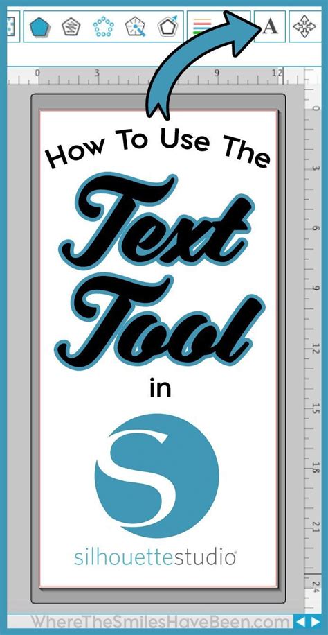 Silhouette Studio text tool and font selection