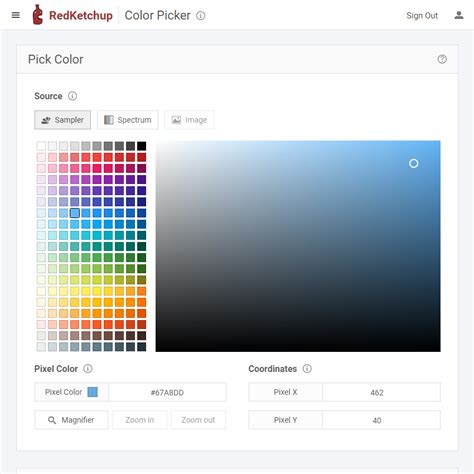 Screenshot of a design software showing RGB and CMYK color pickers