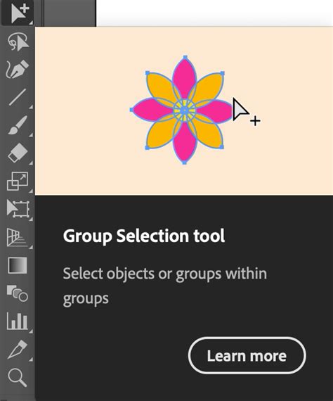 Illustration demonstrating the use of the selection tool to create a shadow