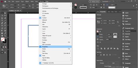 InDesign showing rectangles with manipulated corners to create slopes