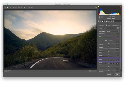 Lightroom Texture and Clarity Slider Comparison