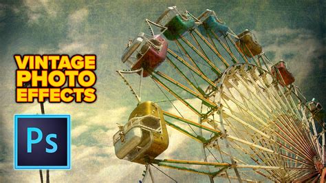 Vintage photo effect in Photoshop