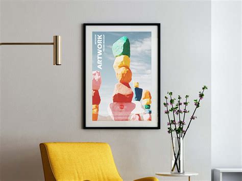 Modern Photoshop picture frame mockup
