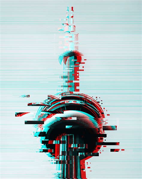 Glitch effect example in Photoshop