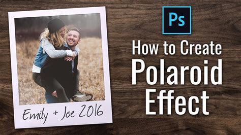 Polaroid photo effect in Photoshop