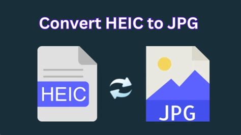 Infographic showing the steps to convert HEIC to JPG using a mobile app