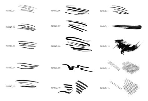 Comparison of brush strokes in Clip Studio Paint and Photoshop