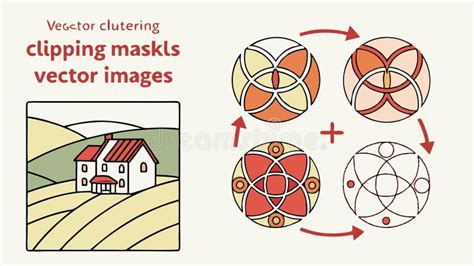 Illustration demonstrating a clipping mask