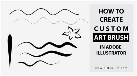 Illustrator Art Brush creation steps