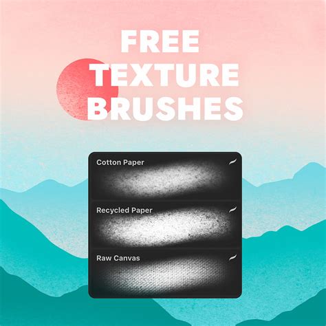 Examples of artwork created with textured brushes in Procreate