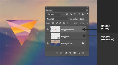 Photoshop Shape and Type Layers