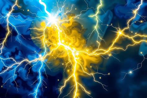 Example of a photograph with digitally added lightning and glow effects