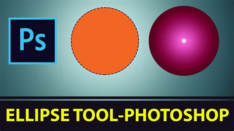 Photoshop Ellipse Tool Interface
