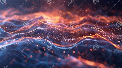 Photoshop document showing a background image with three distinct layers of light particles, varying in size and density