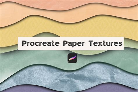 Procreate canvas with imported digital paper background