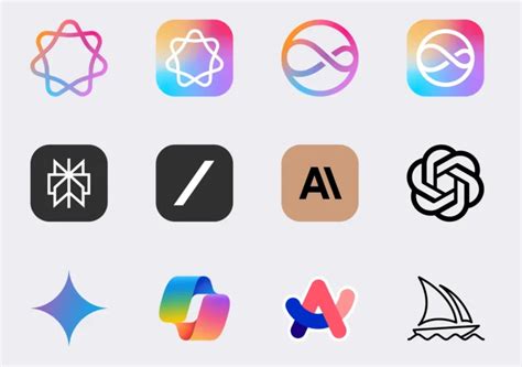 Collage of logos for popular online image resizing tools and AI editing software