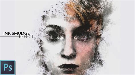 Photoshop ink wash effect demonstration