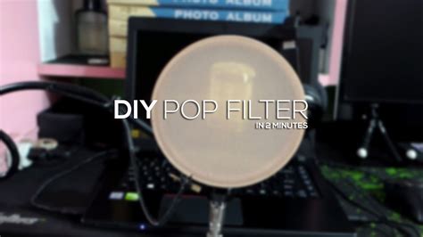 DIY Pop Filter Setup