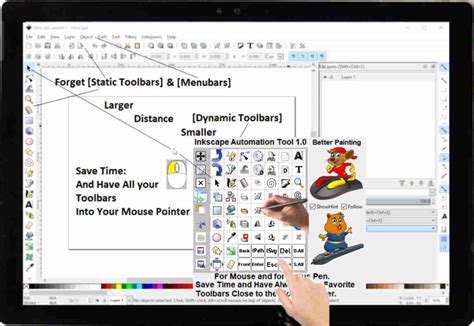 Inkscape toolbar showing selection, node, and zoom tools