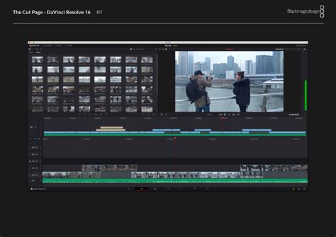 Screenshot of DaVinci Resolve Cut Page