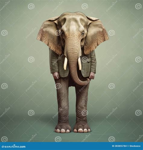 A humorous depiction of a cat with elephant ears, labeled as a 