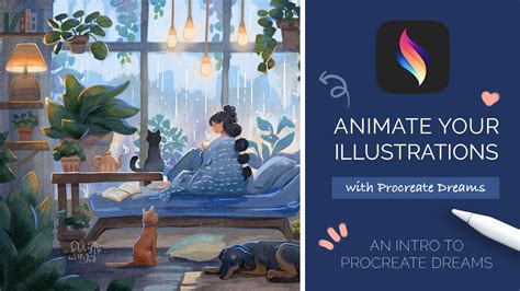 Example of animated social media post created with Procreate Dreams