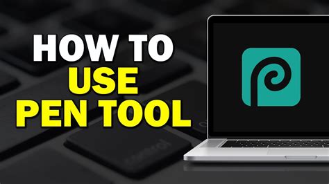 Photopea interface with Pen Tool selected