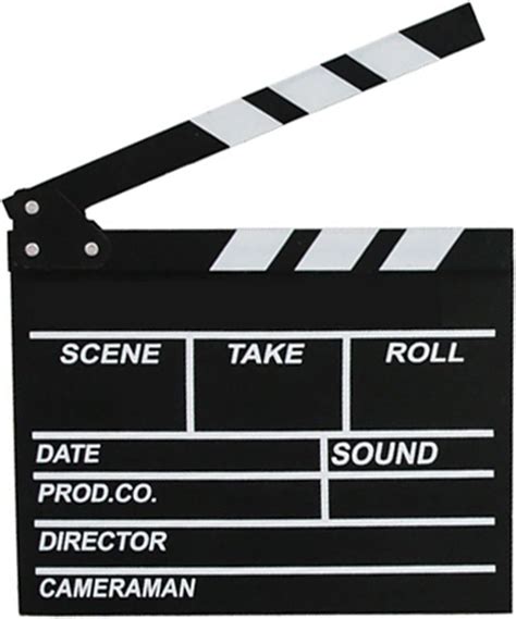 Clapboard being used on a film set