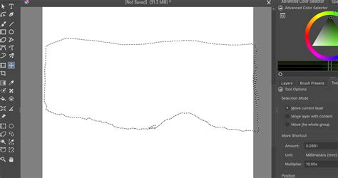 Illustration of a hand drawing a freehand selection with the Lasso Tool in Photoshop