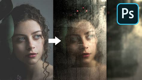 Photoshop Wet Hair Effect Example