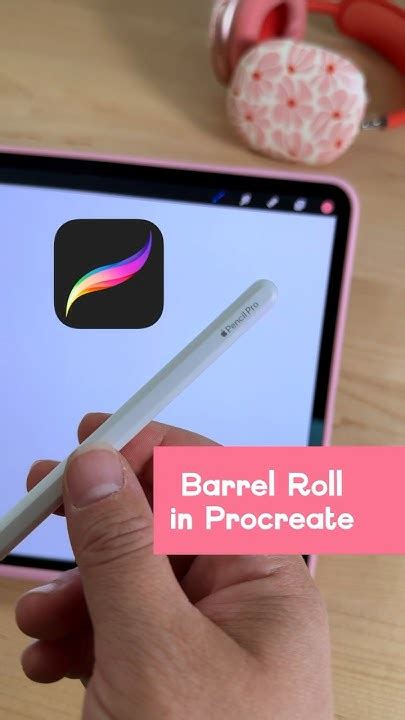 Diagram illustrating the Apple Pencil Pro barrel roll function