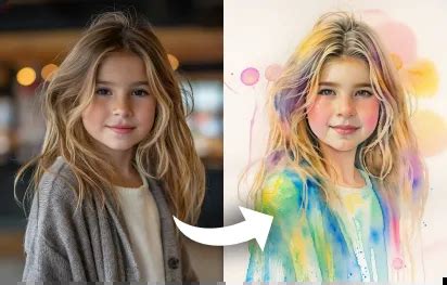 Example of artwork with the Watercolor Filter applied