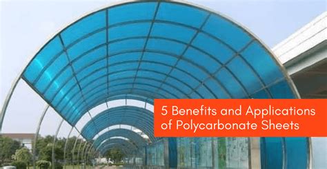 Polycarbonate sheets in various applications