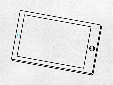 Scanning a hand-drawn sketch into a tablet