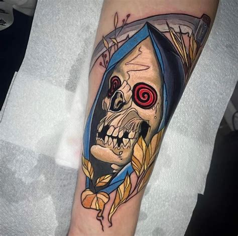 Neo-traditional tattoo examples