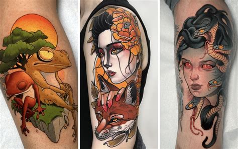 Neo-traditional tattoo design process