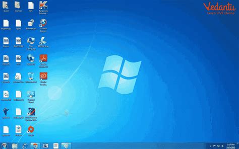Windows operating system desktop icons